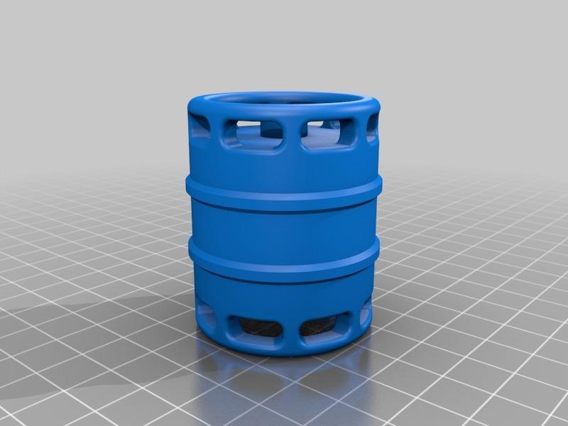 R/C scale barrel 3d model