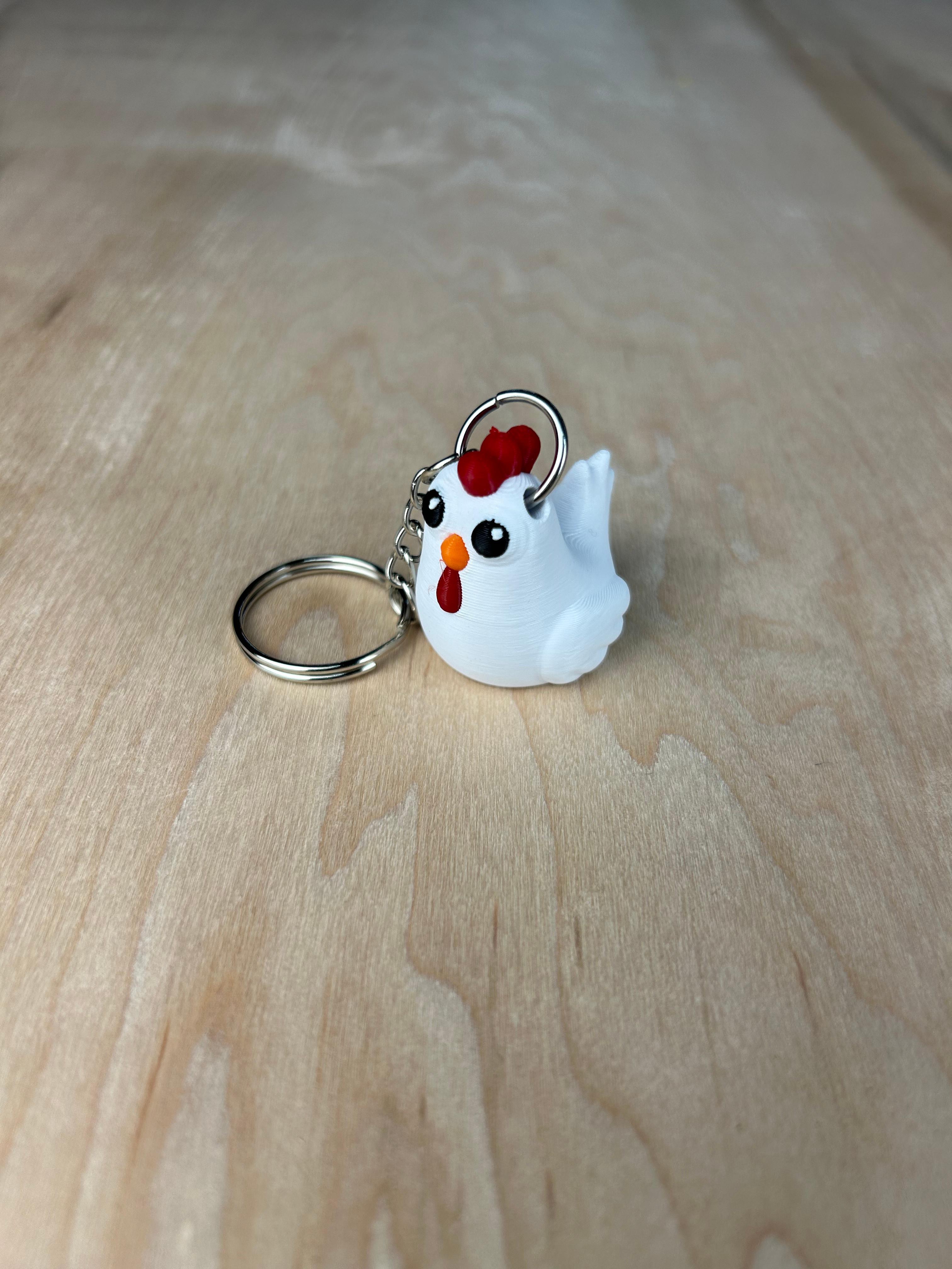 Chicken Mini Keychain 3d model