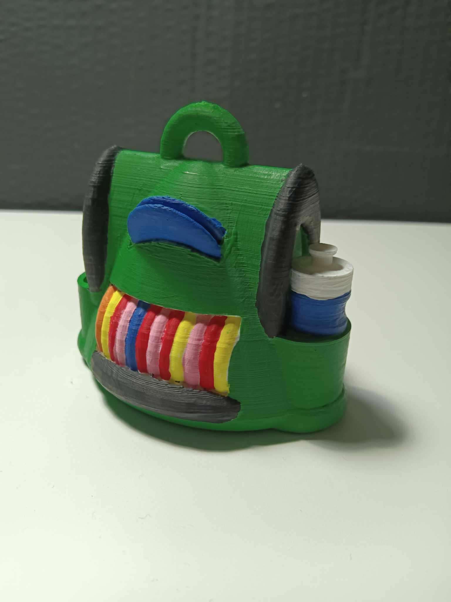 Disc Golf Bag Keychain 3d model