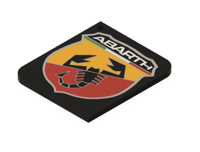 Keychain: Abarth I 3d model