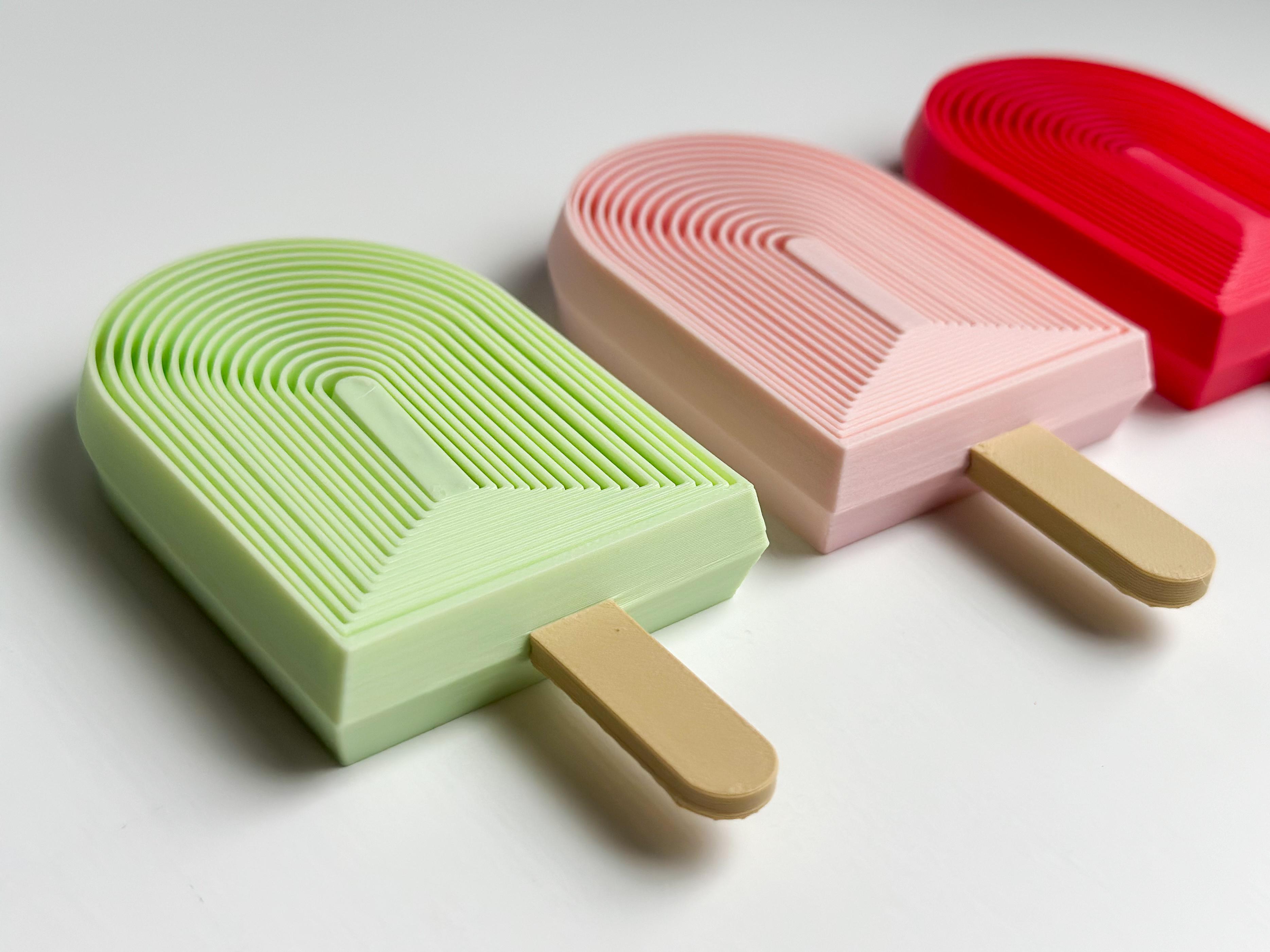 Popsicle Layered Fidget 3d model