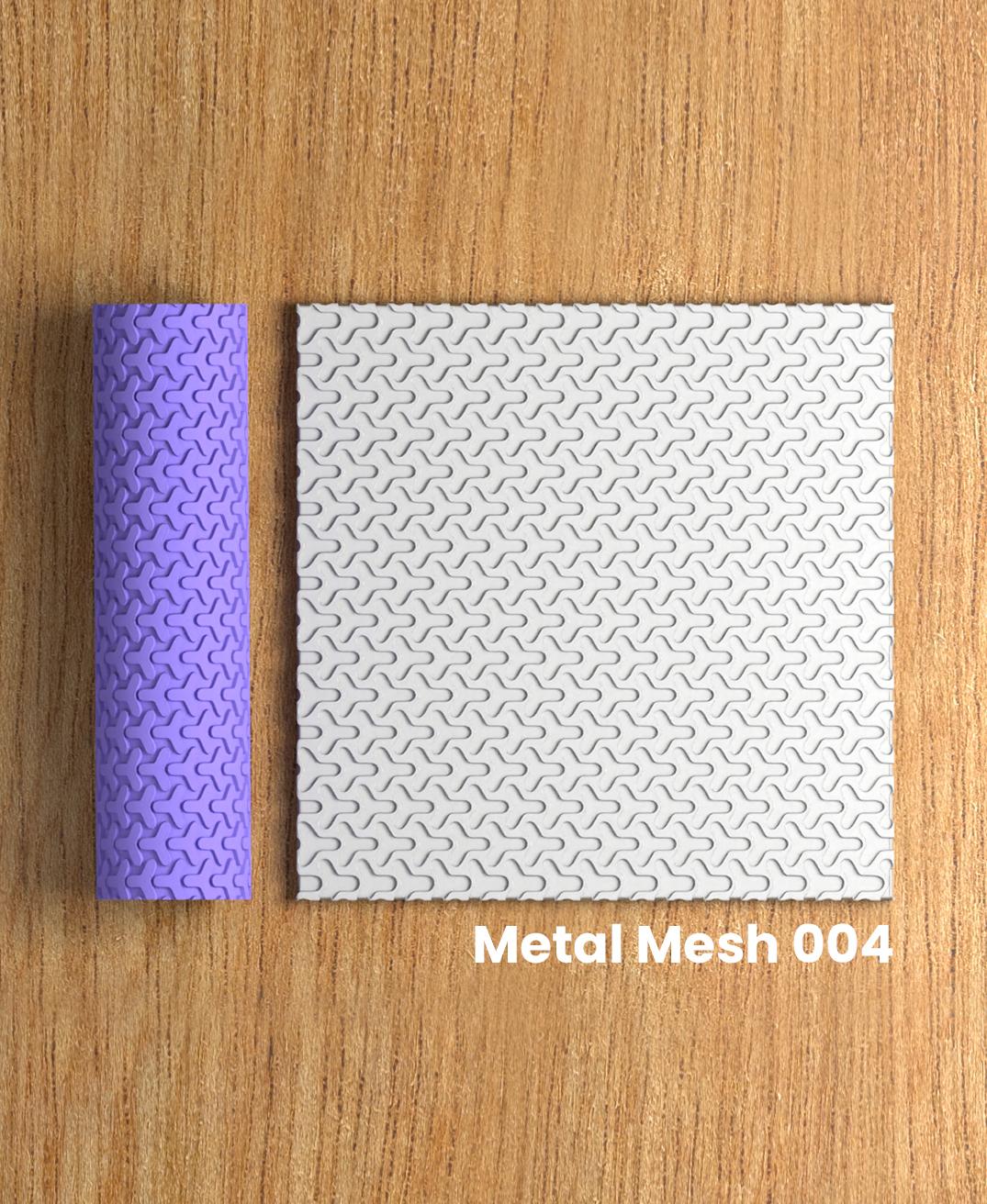 Collection Lemon | Metal Mesh 004 | Polymer Clay Seamless Texture Roller 3d model