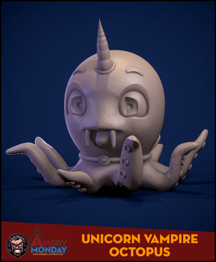 UVO (Unicorn Vampire Octopus) 3d model