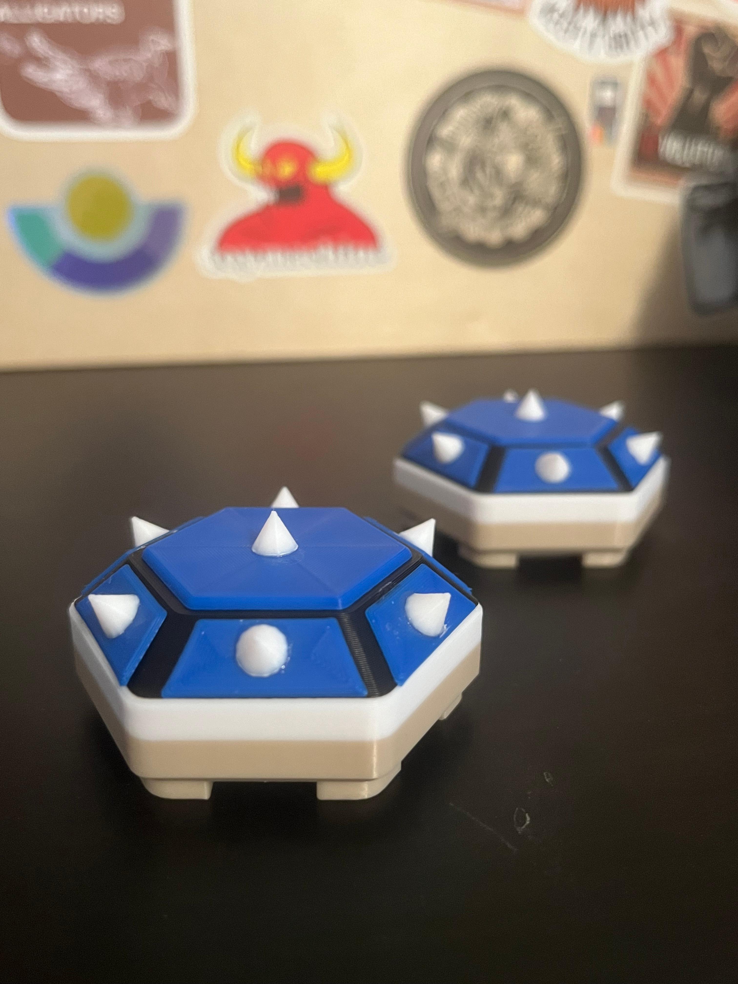 Hextraction — Blue Shell Tile 3d model