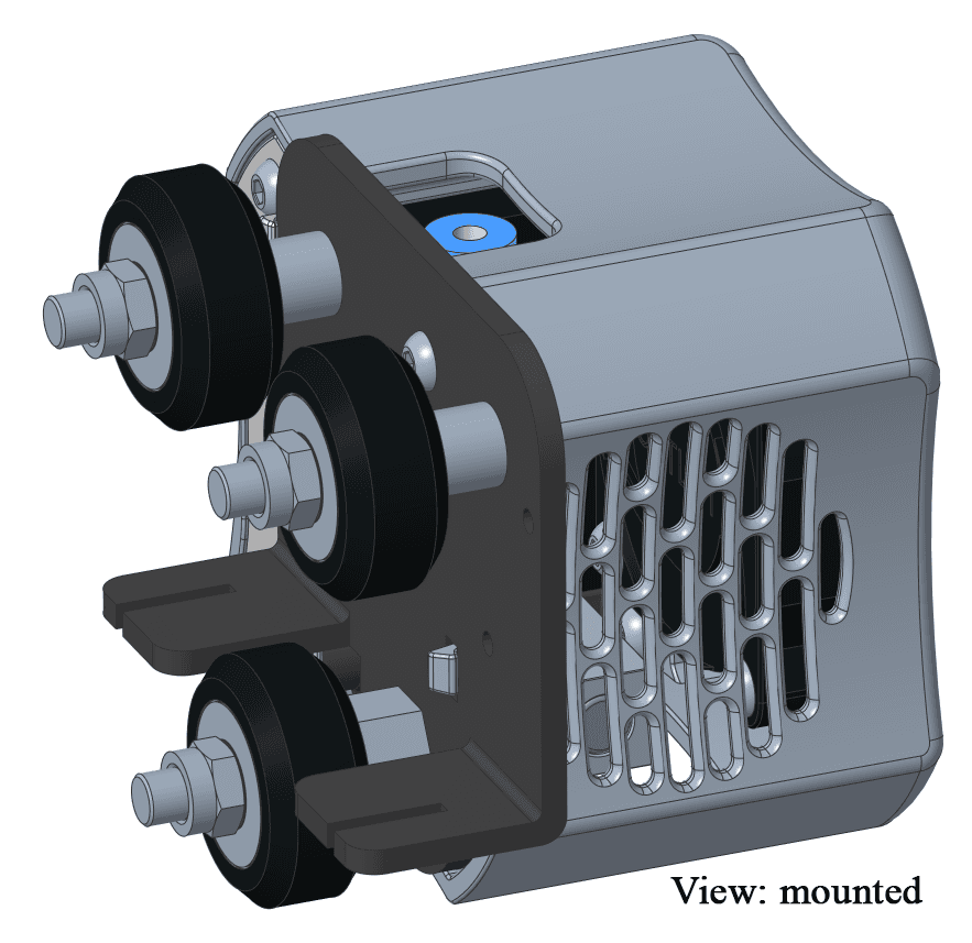 Ender 3V2 Hotend Fan Cover Housing Duct 3d model