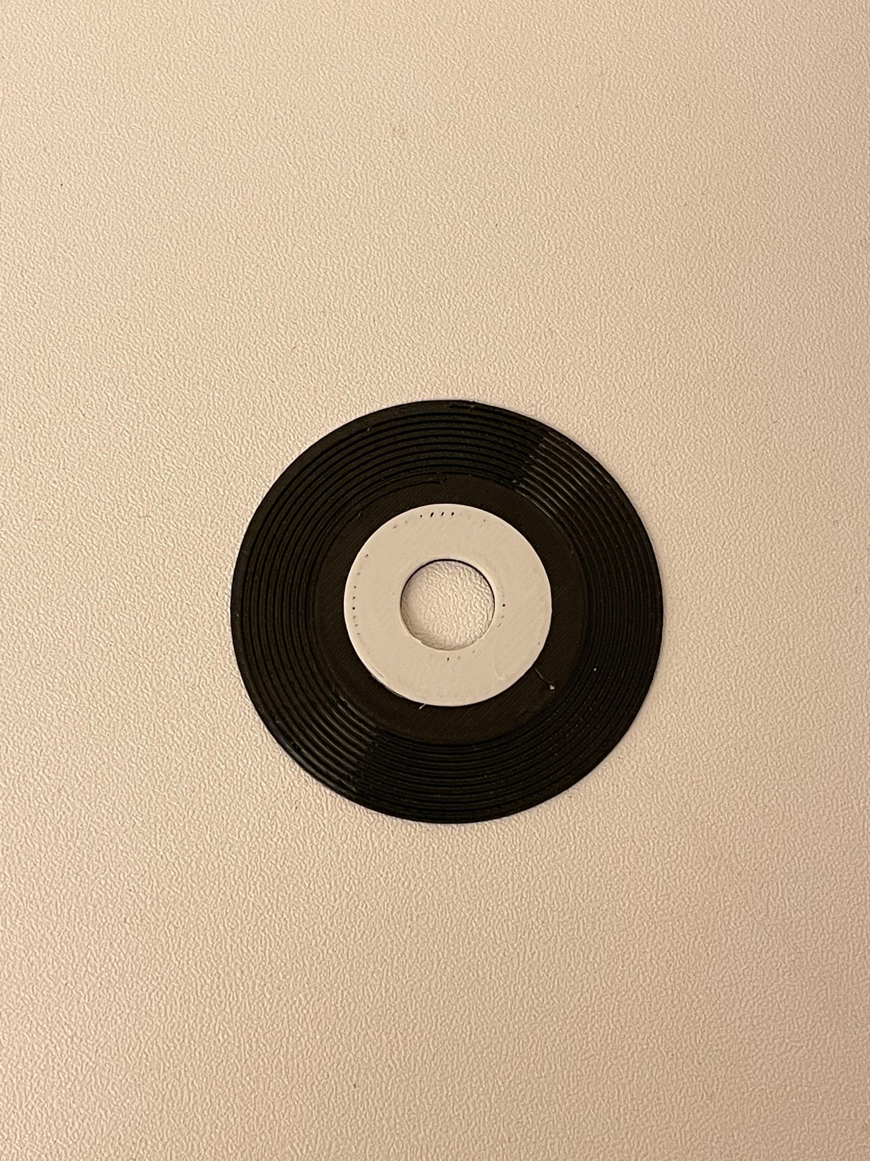 Mini 45rpm Record 3d model