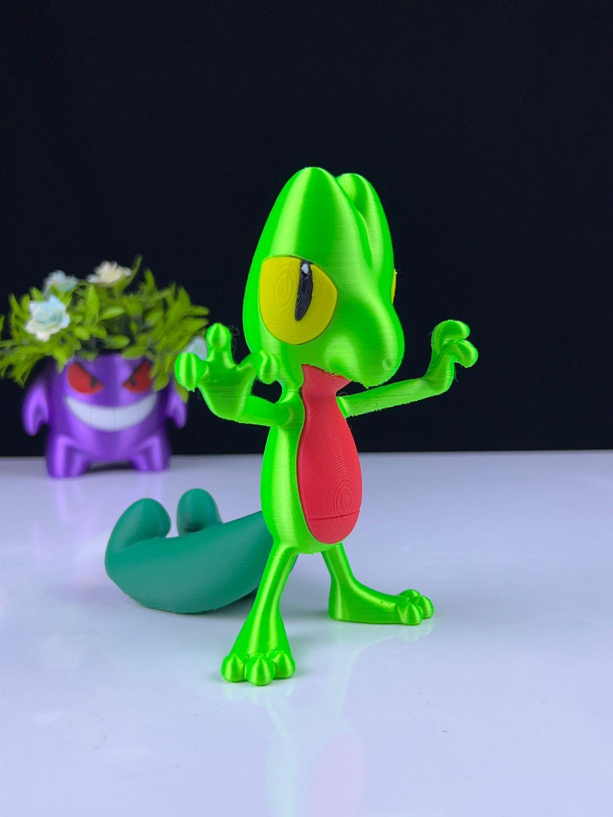 Treecko Pokemon - Multipart 3d model