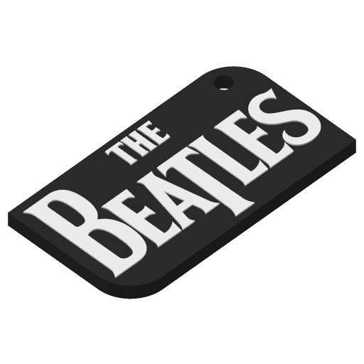 Keychain: The Beatles I 3d model