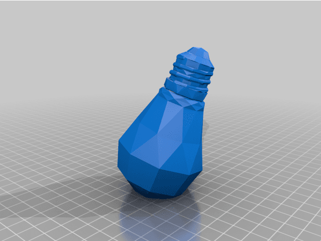 Low-Poly Light Bulb 3d model