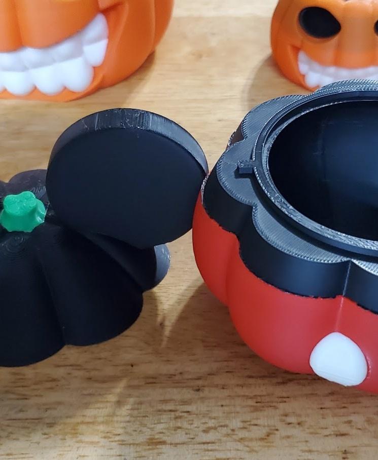 Mickey Mouse Pumpkin Bowl/Lid (+Bambu 3mf Files) 3d model