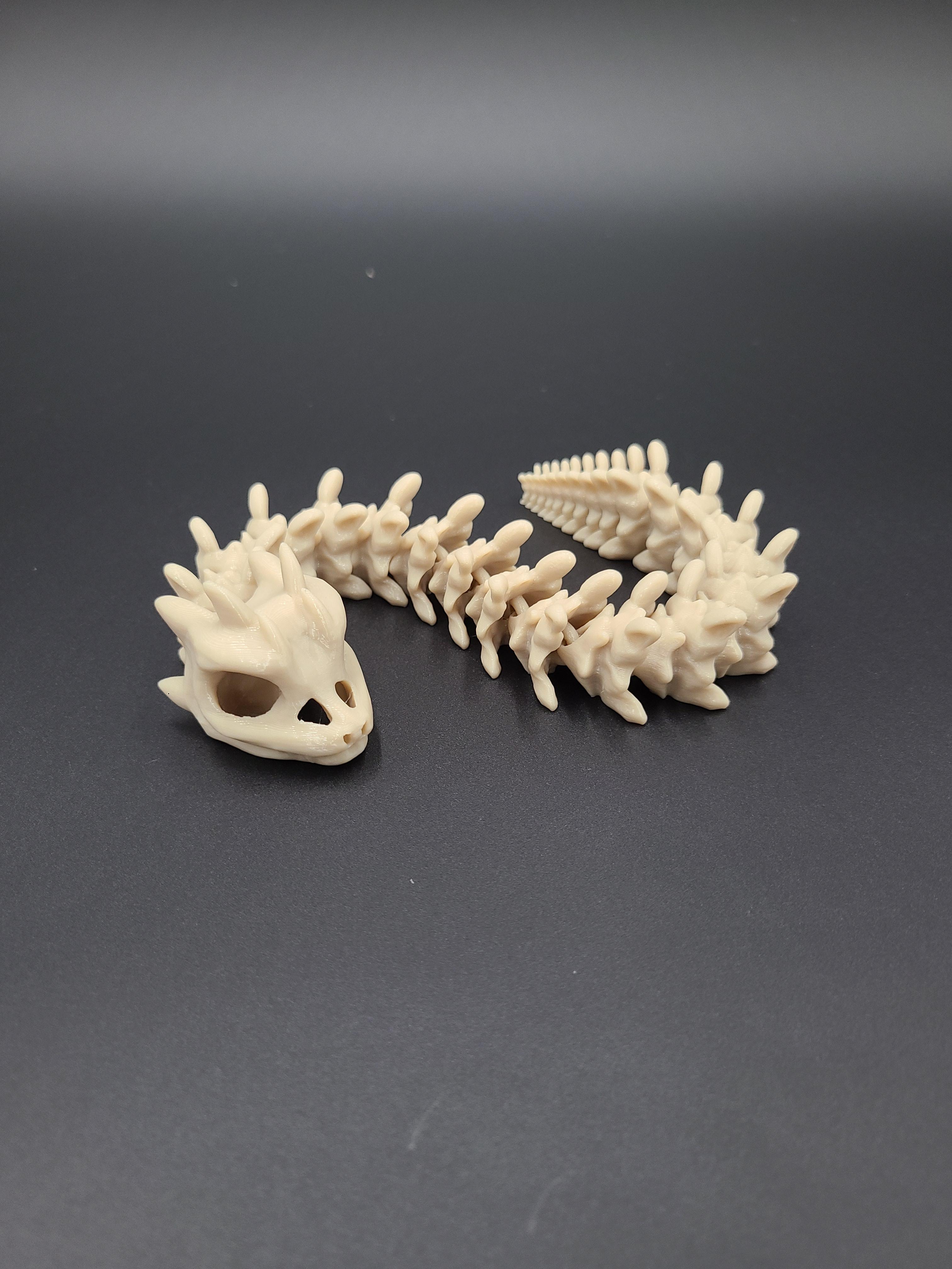 Long Bony Basilisk - Articulated Snap-Flex Fidget (Loose Joints) 3d model