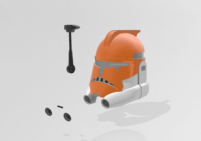 Animated ARC Trooper Helemt 3d model