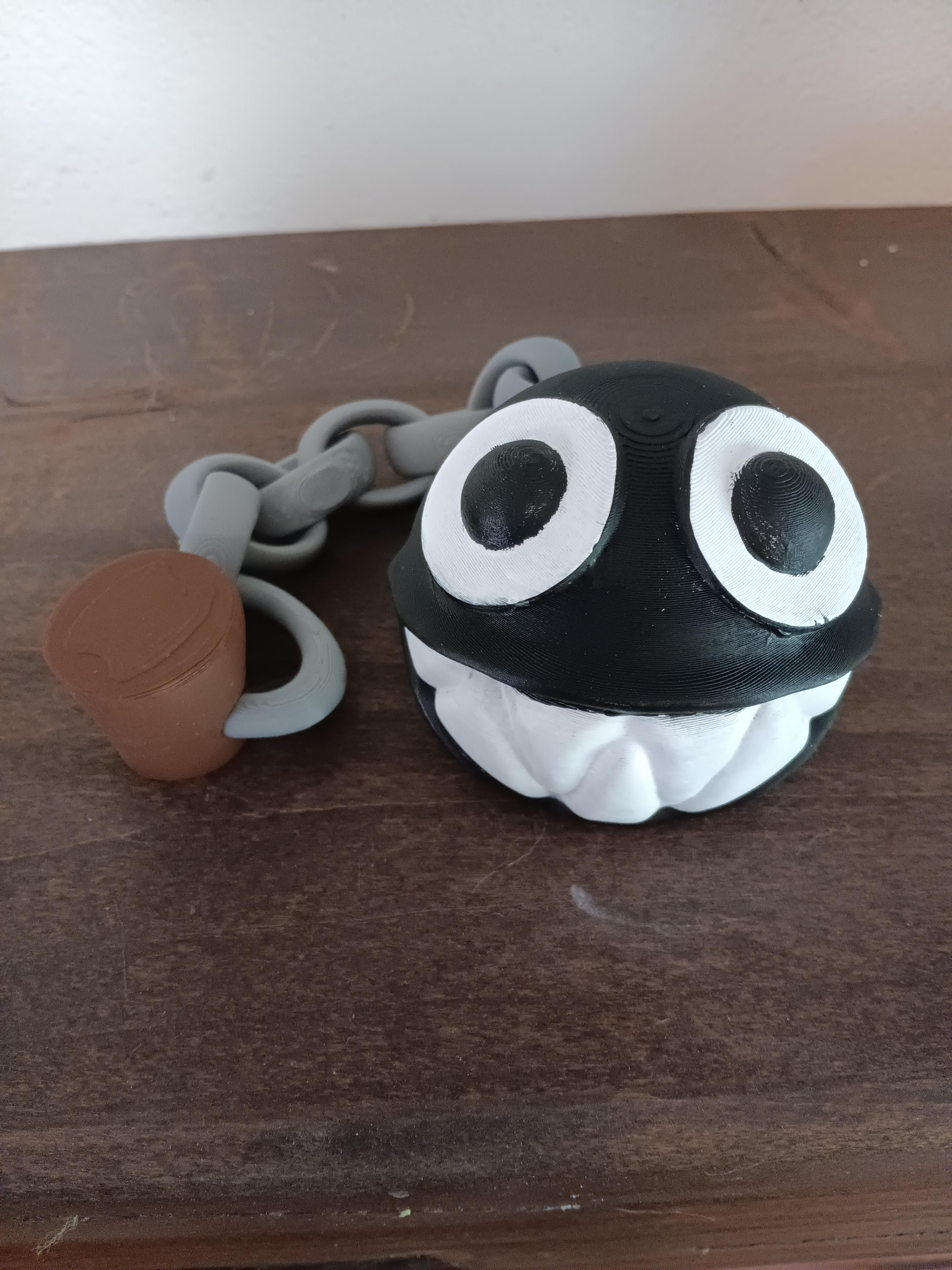 chain chomp - Print in place - articulated - flexi fidget toy 3d model