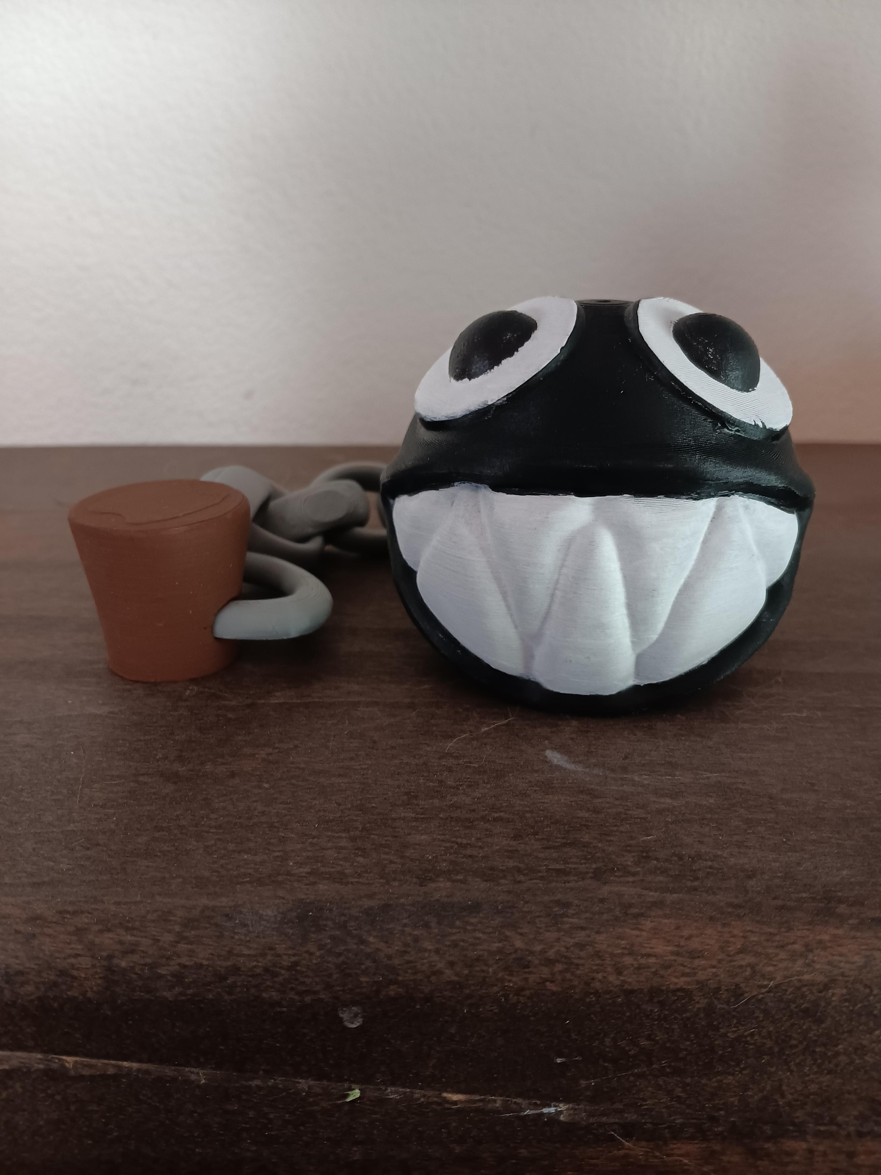 chain chomp - Print in place - articulated - flexi fidget toy 3d model