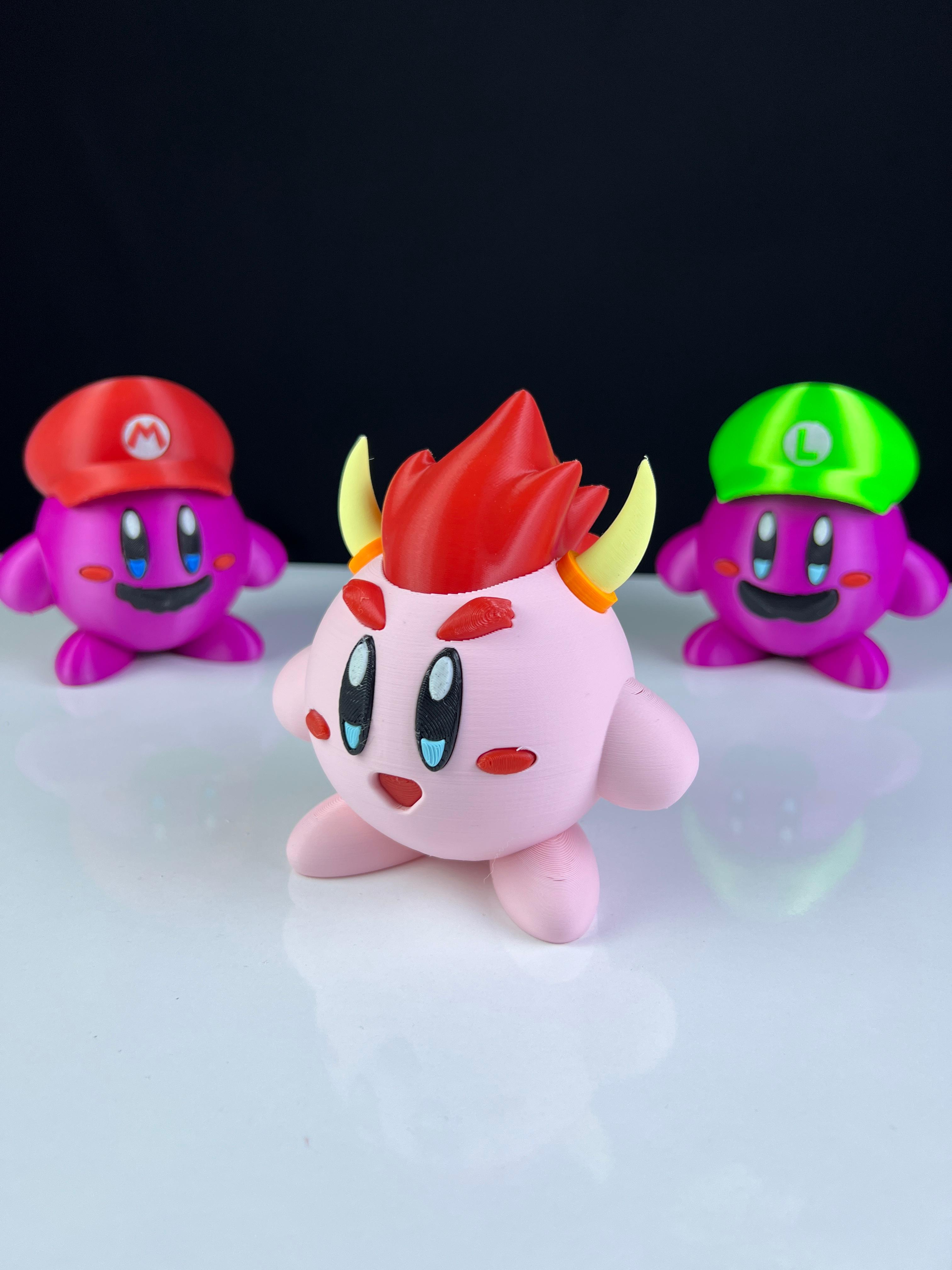 bowser kirby 3d model