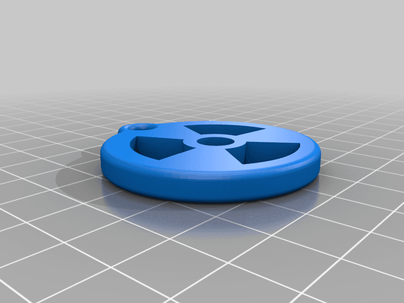 Nuke Keychain 3d model