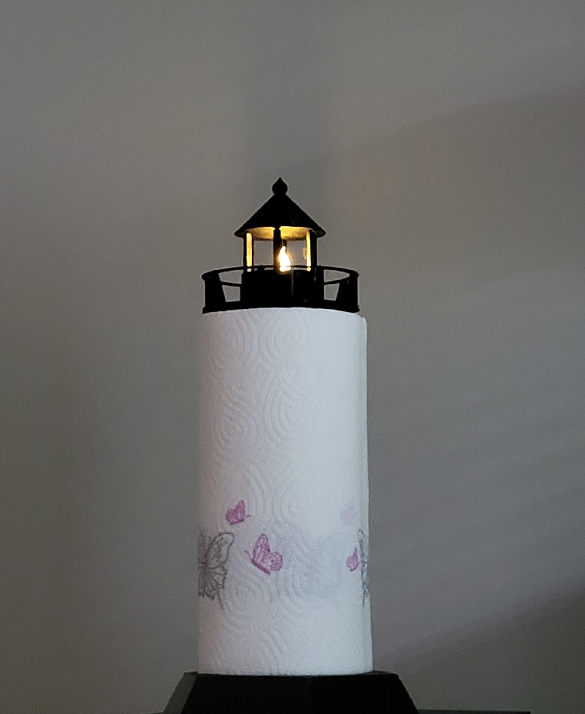 Lighthouse - paper towel holder #FunctionalArt 3d model