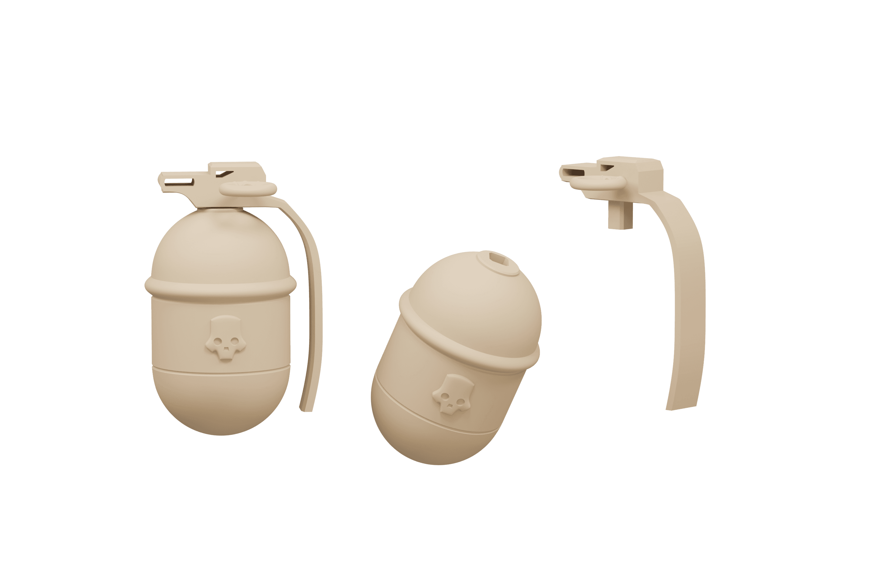 Helldivers 2 G-6 Frag Grenade 3d model