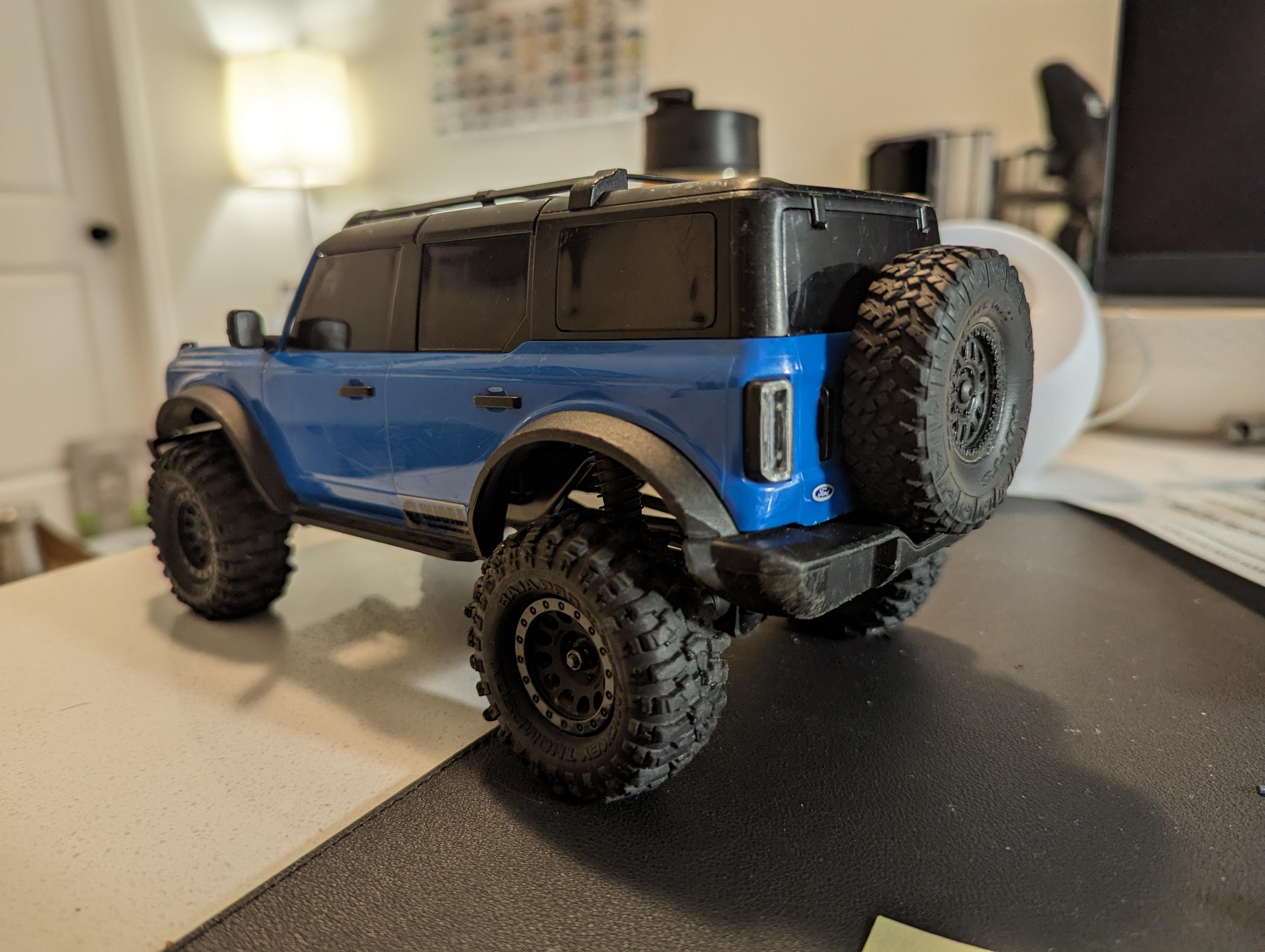 TRX4m Bronco spare tire mount 3d model