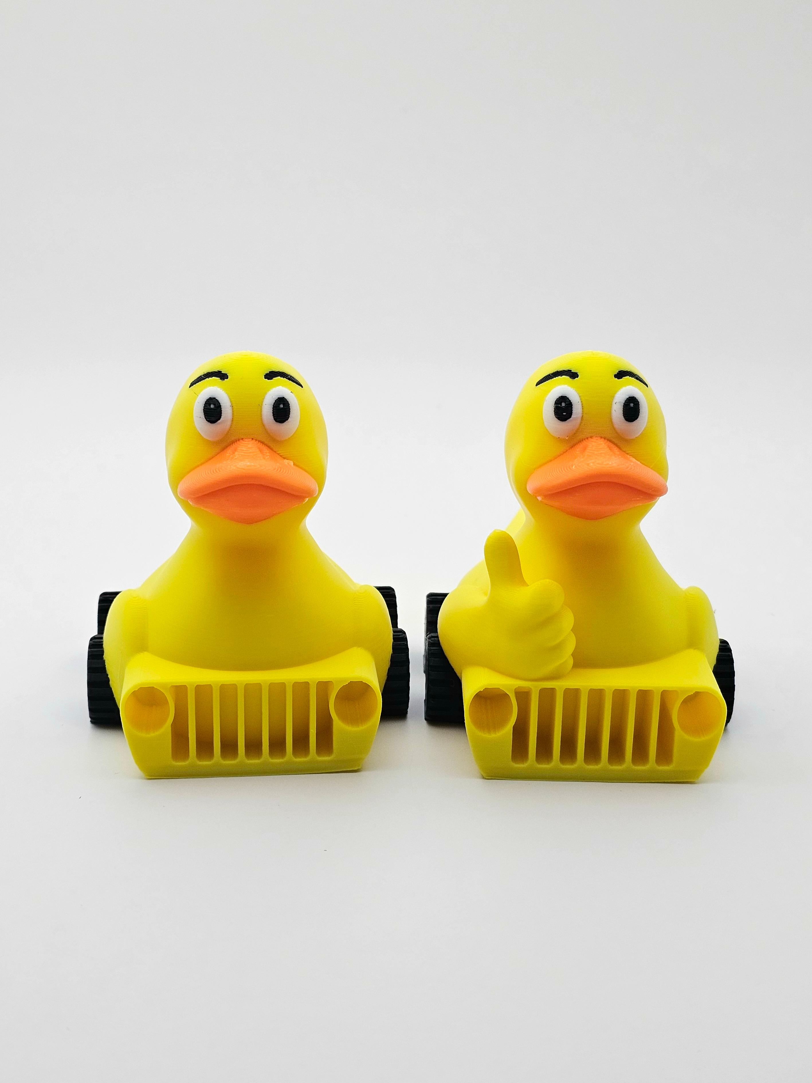 Rubber Duck Jeep Nice Set / 3MF Included / No Supports 3d model