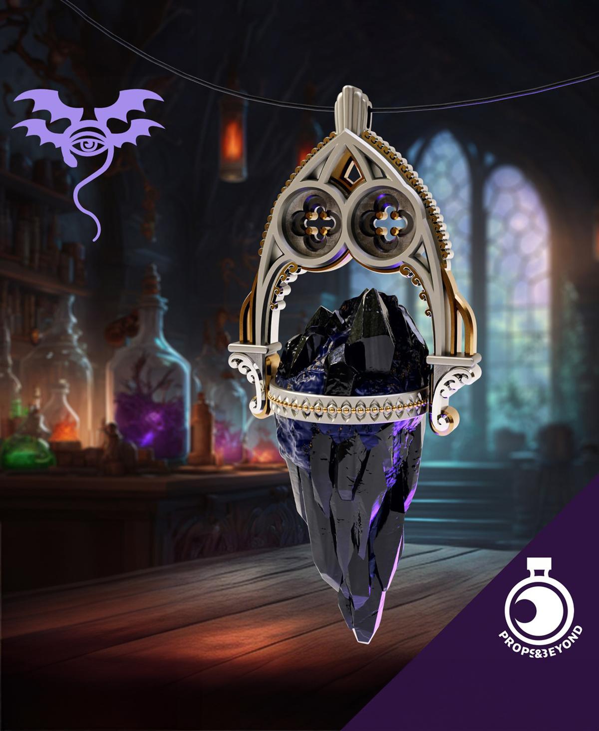 Dark Crystal Amulet 3d model