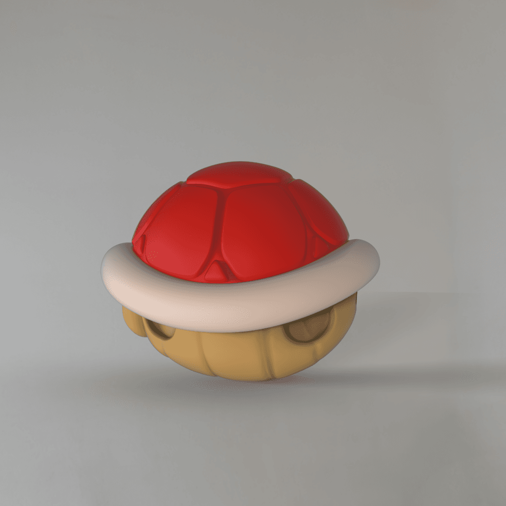 Mario Shell Container 3d model