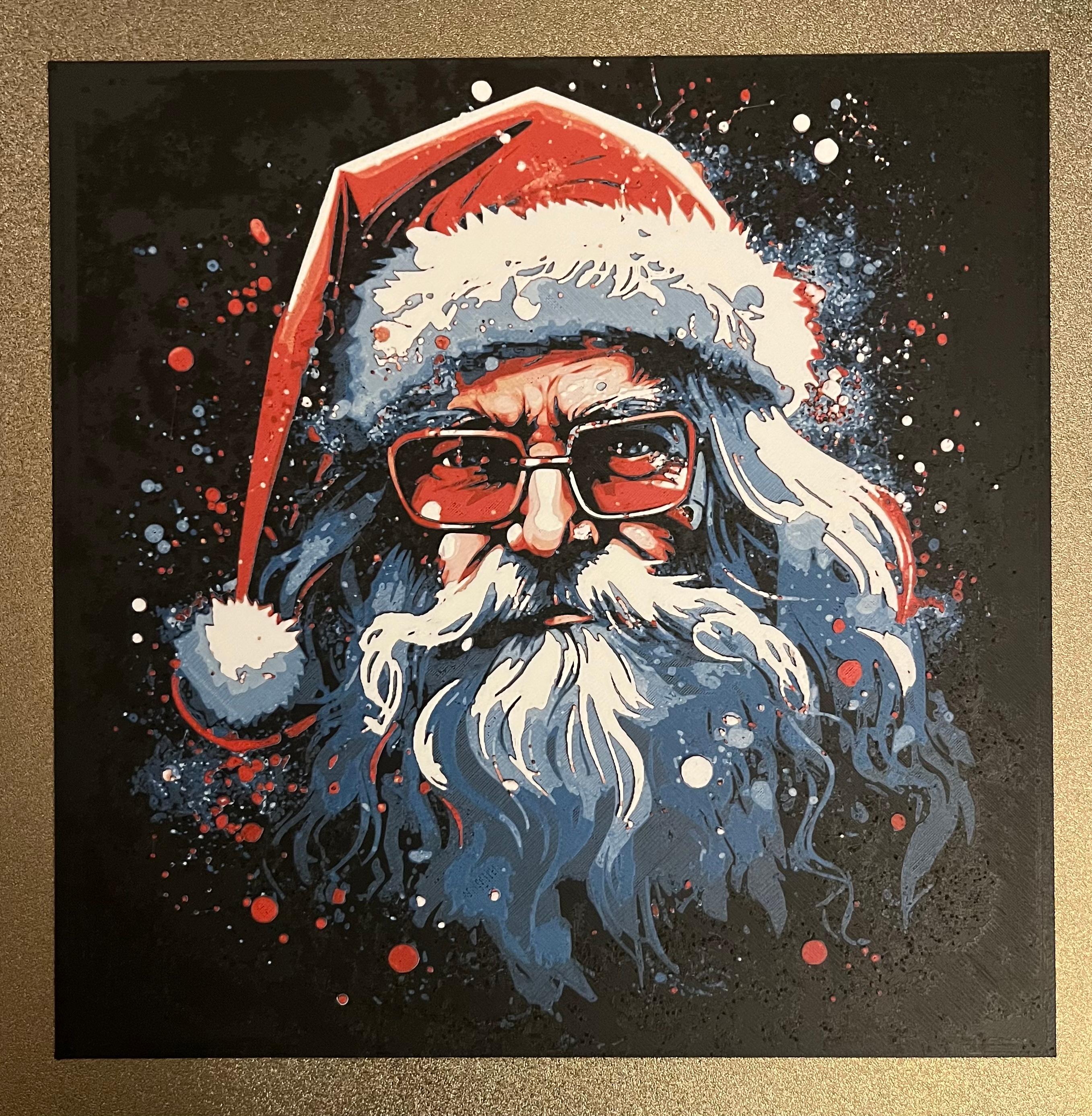 Santa 'Filament Painting' 3d model