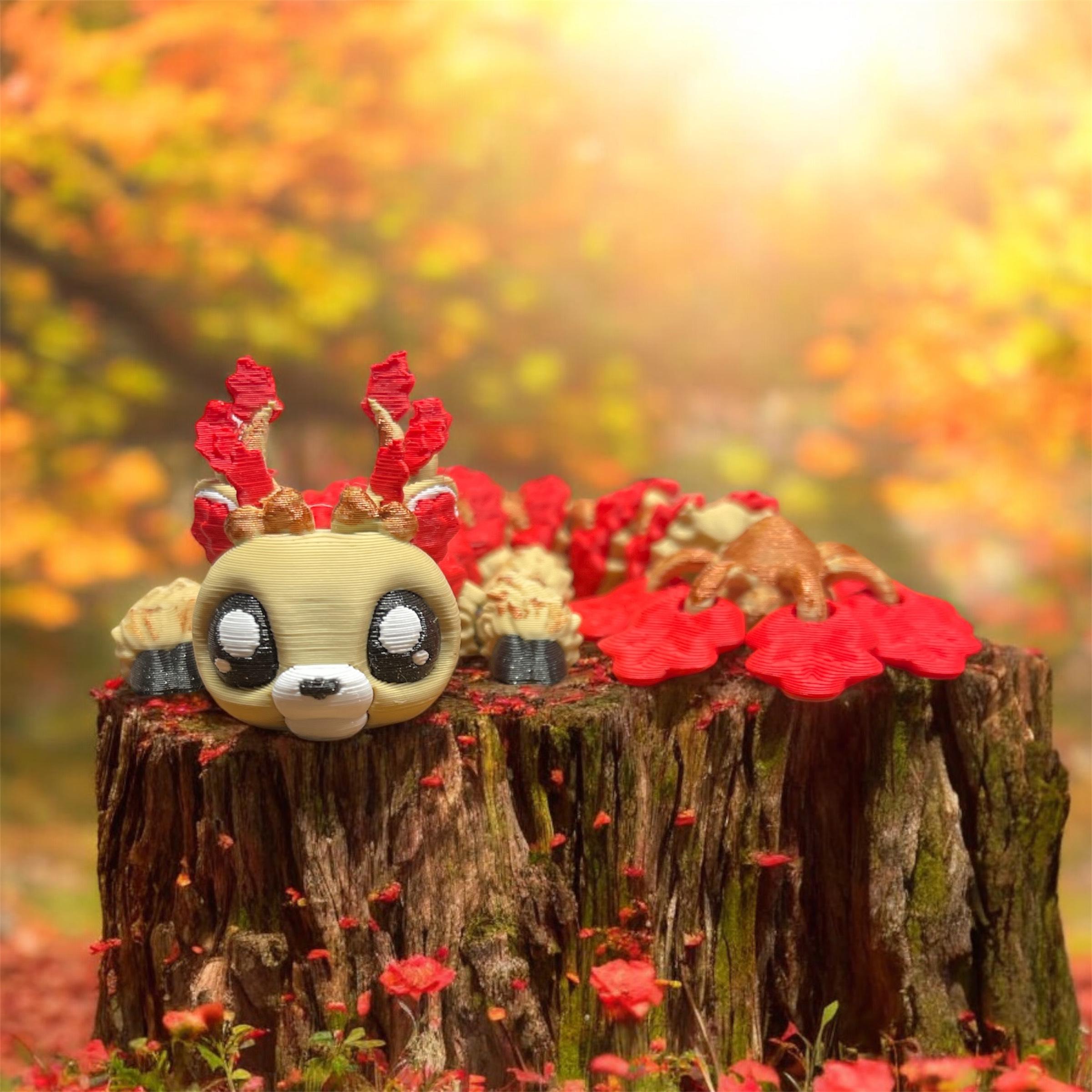 Autumn Deer 3d model