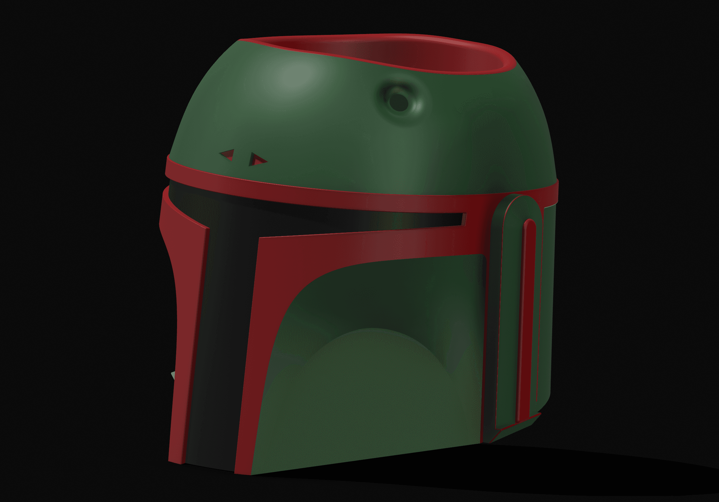 Boba Fett planter (mug coming soon) 3d model