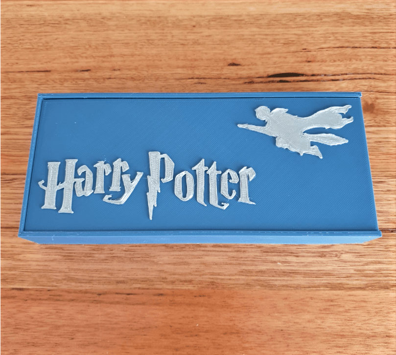 Harry Potter Chess Set and Box 3d model