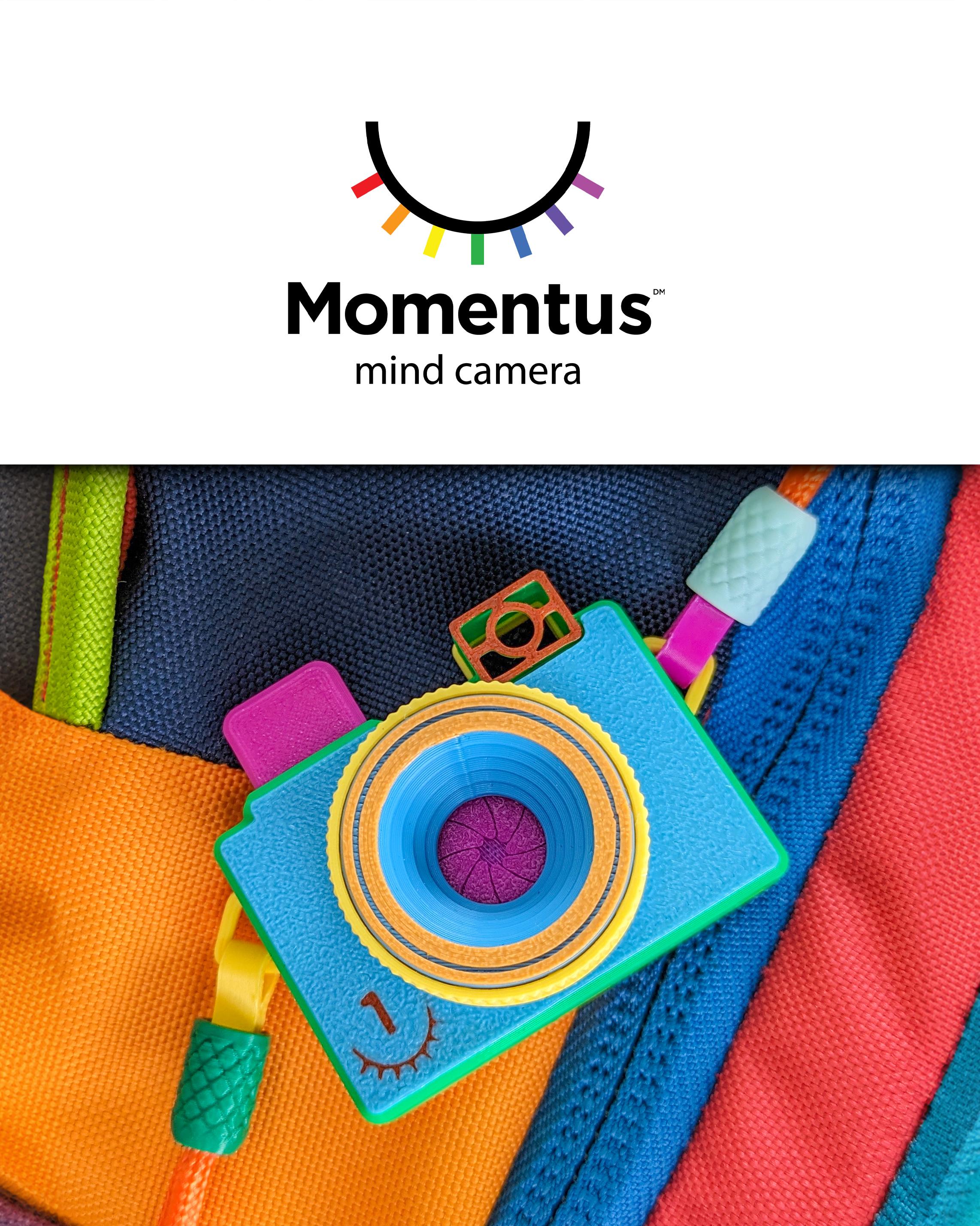 Momentus Mind Camera PRO // Fidget Clicker + Memory Device 3d model