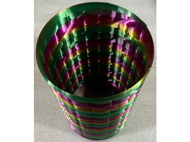 Elipsoid Woven Vase 3d model