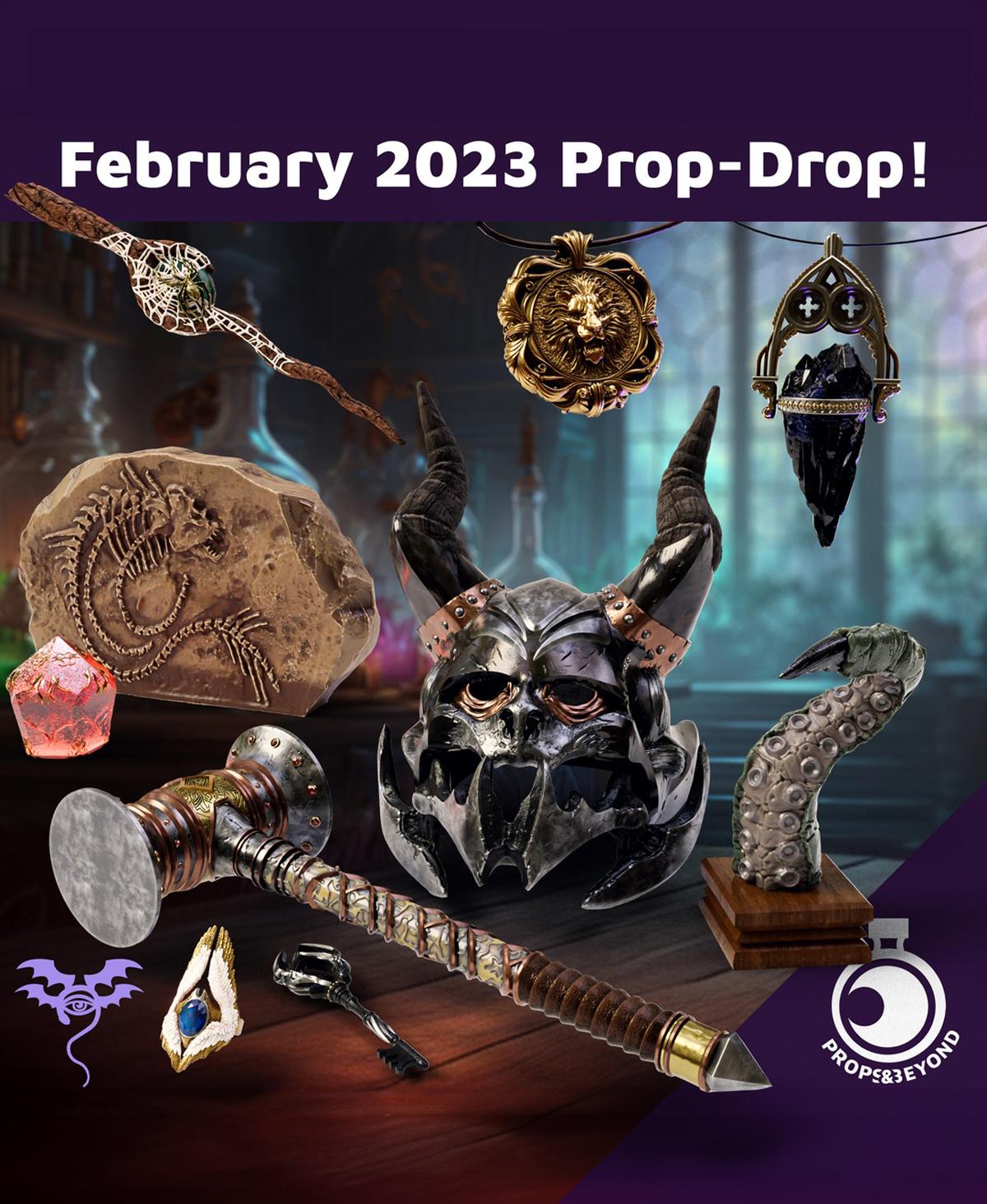 February 2023 Prop Drop - Wizard's Tower 3d model