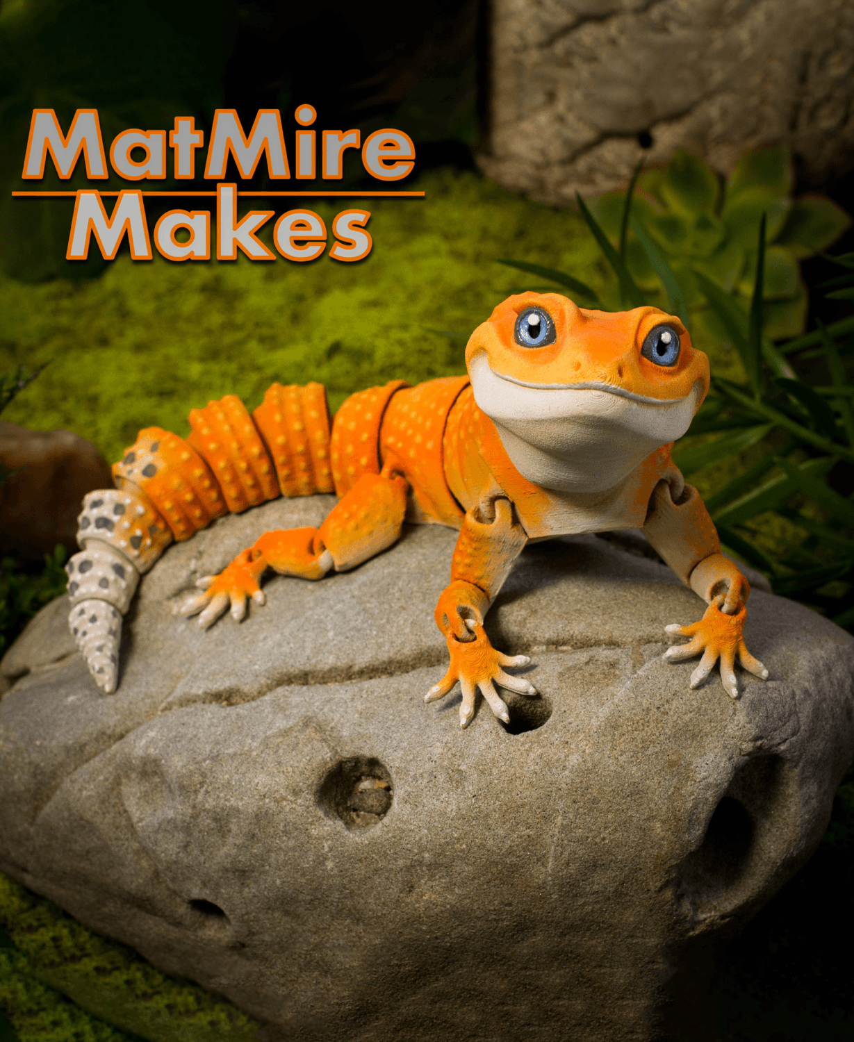 Leopard Gecko - Articulated Figure 3d model