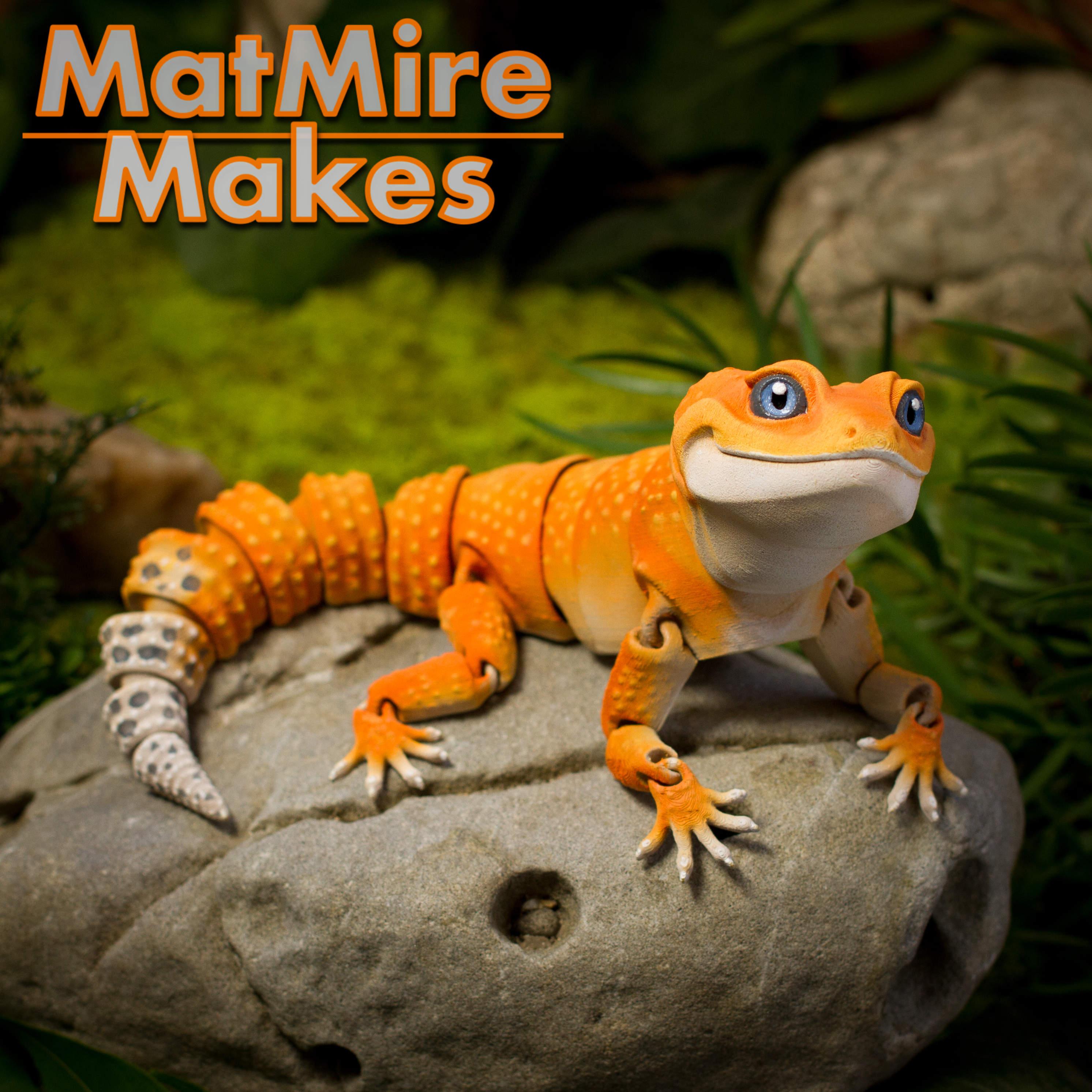 Leopard Gecko - Articulated Figure 3d model