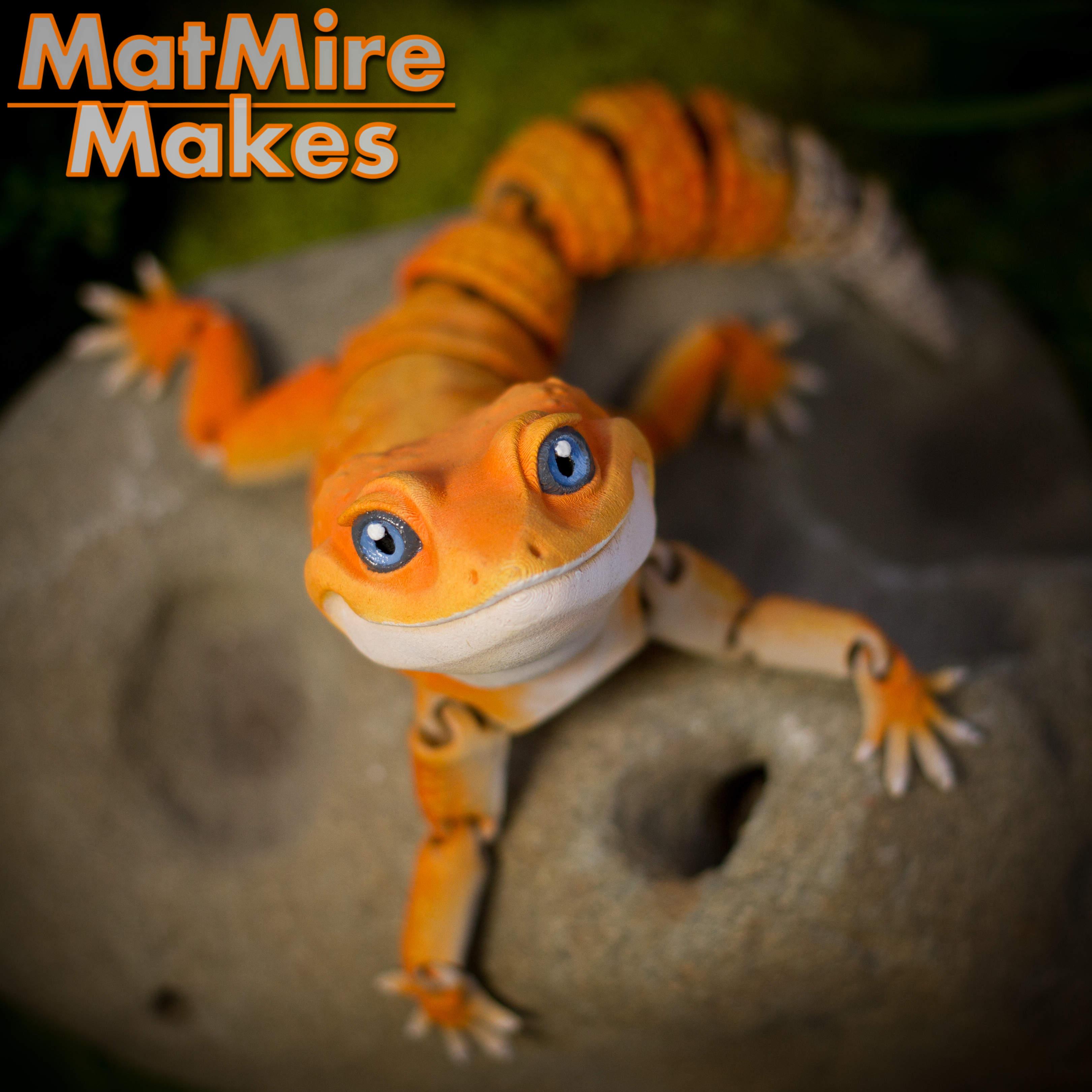 Leopard Gecko - Articulated Figure 3d model