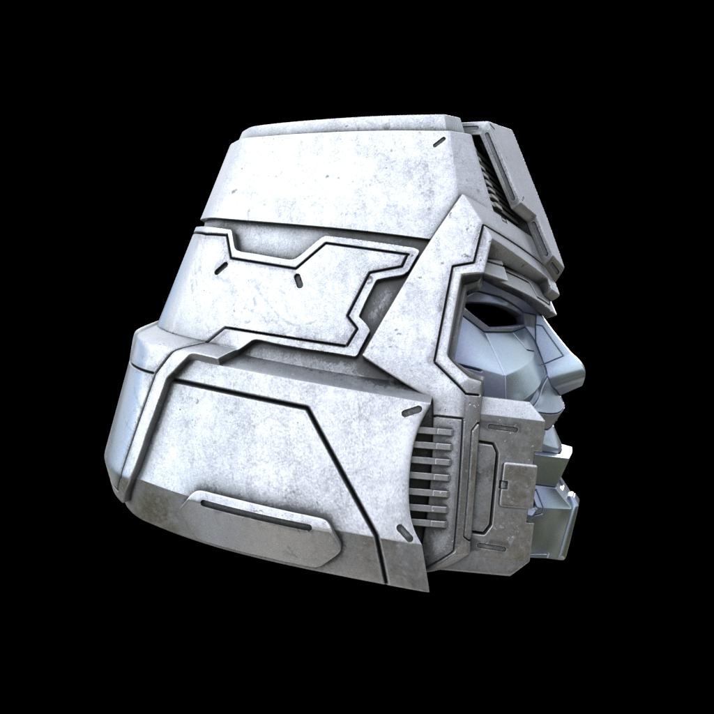 Megatron G1 Helmet 3d model