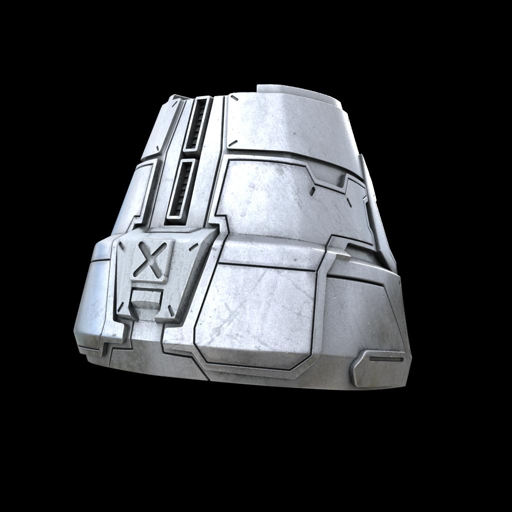 Megatron G1 Helmet 3d model