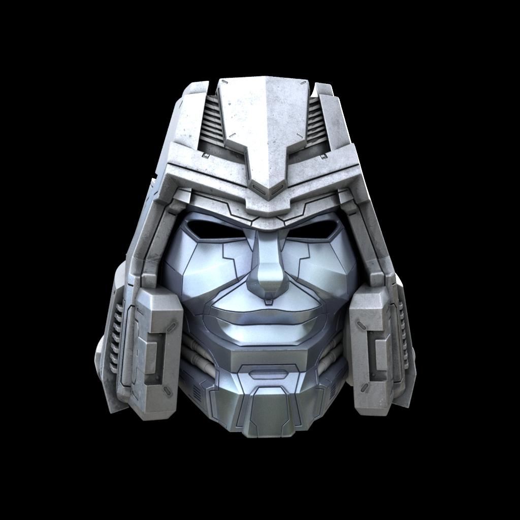 Megatron G1 Helmet 3d model