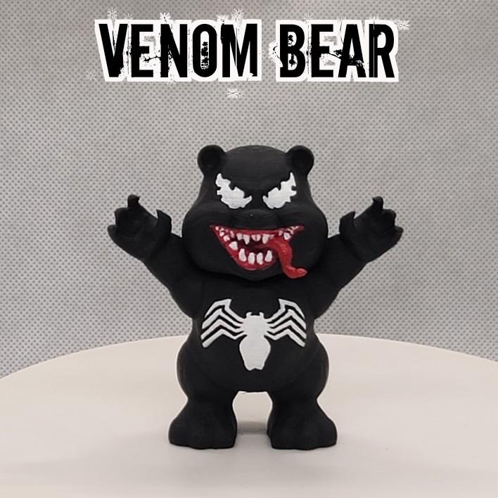 Venom Bear flexi .stl 3d model