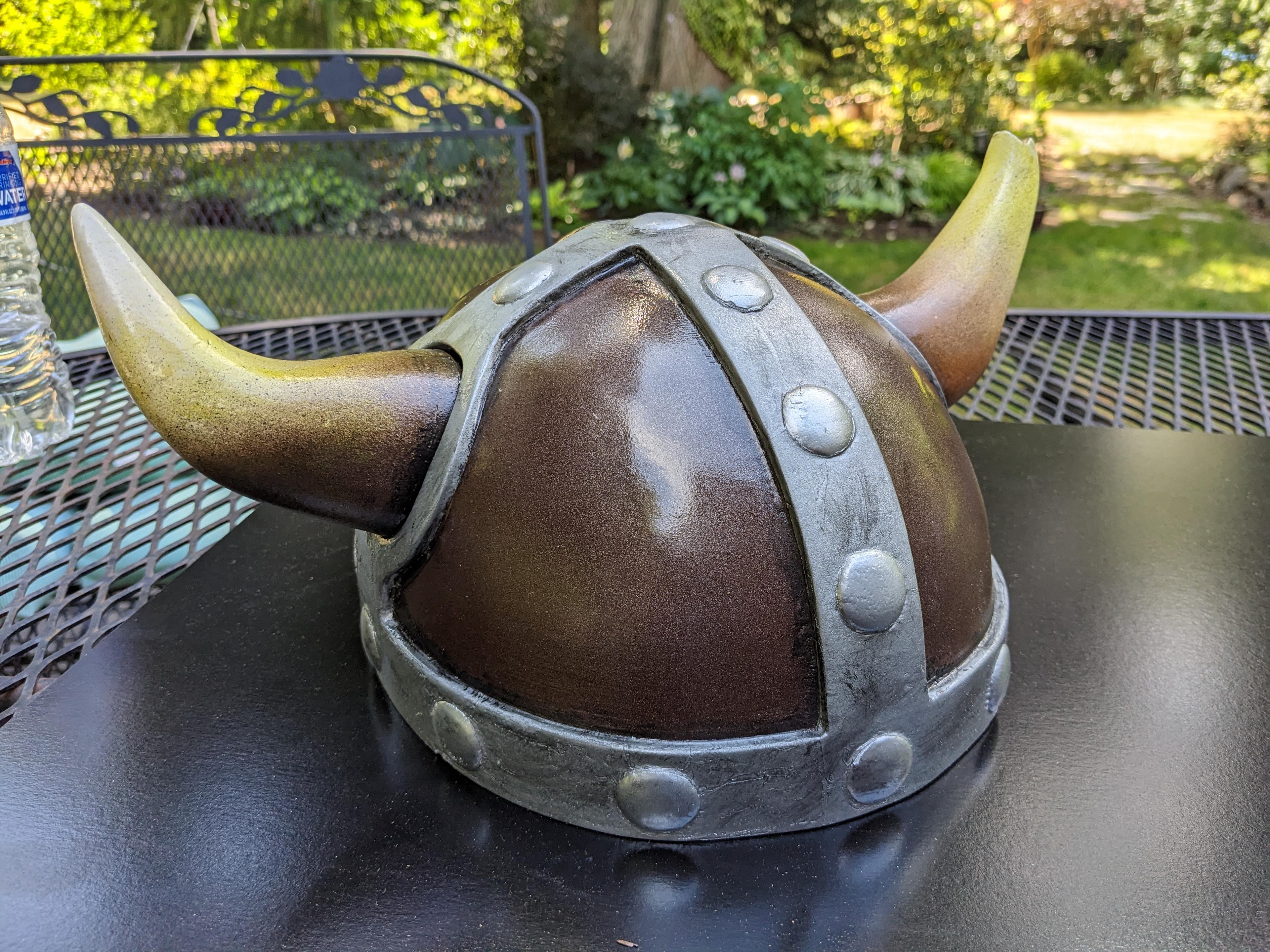 Viking Helmet (horns inside).stl 3d model
