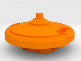 BEYBLADE SIORAFURY | COMPLETE | GHOST SERIES 3d model