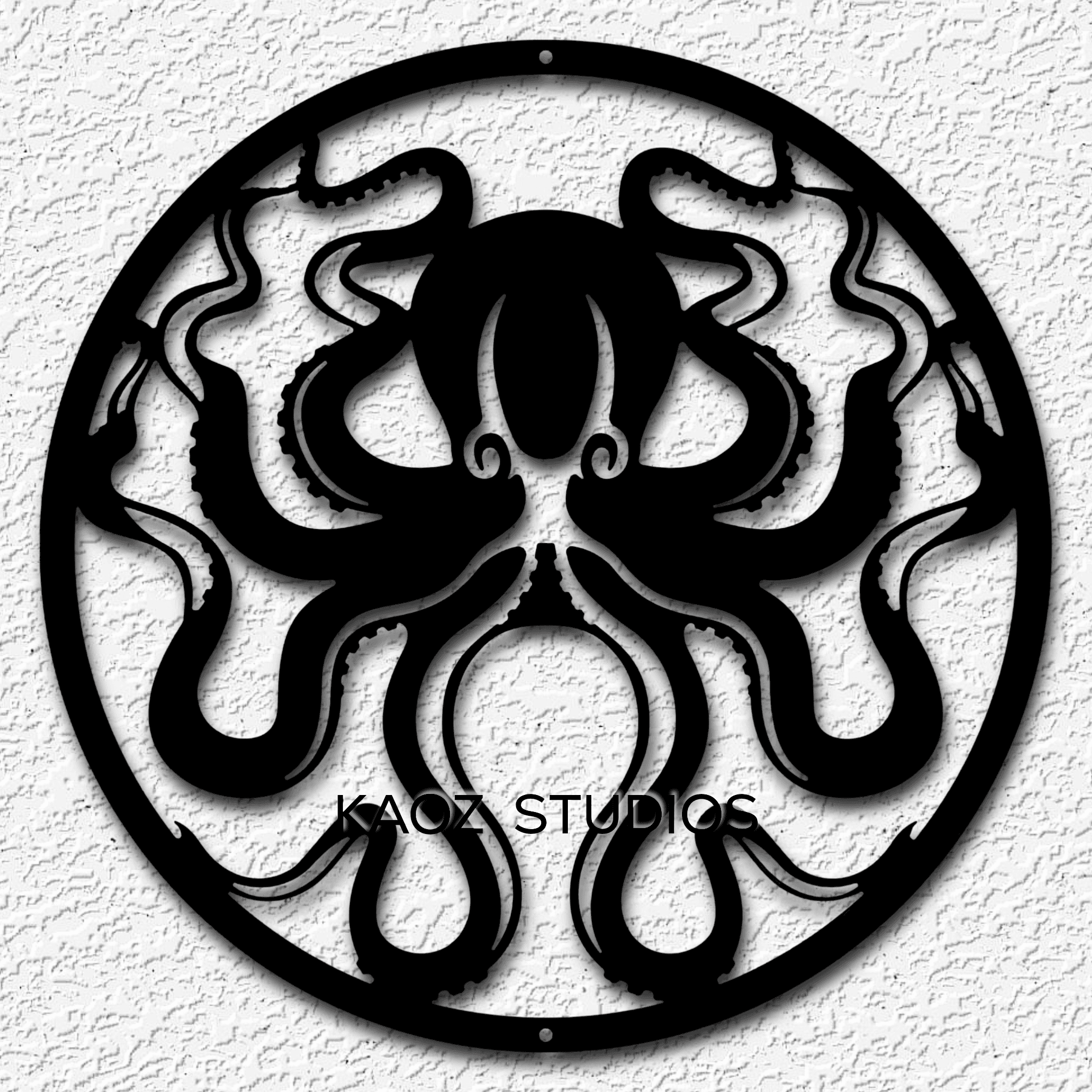 octopus wall art sea life wall decor 3d model