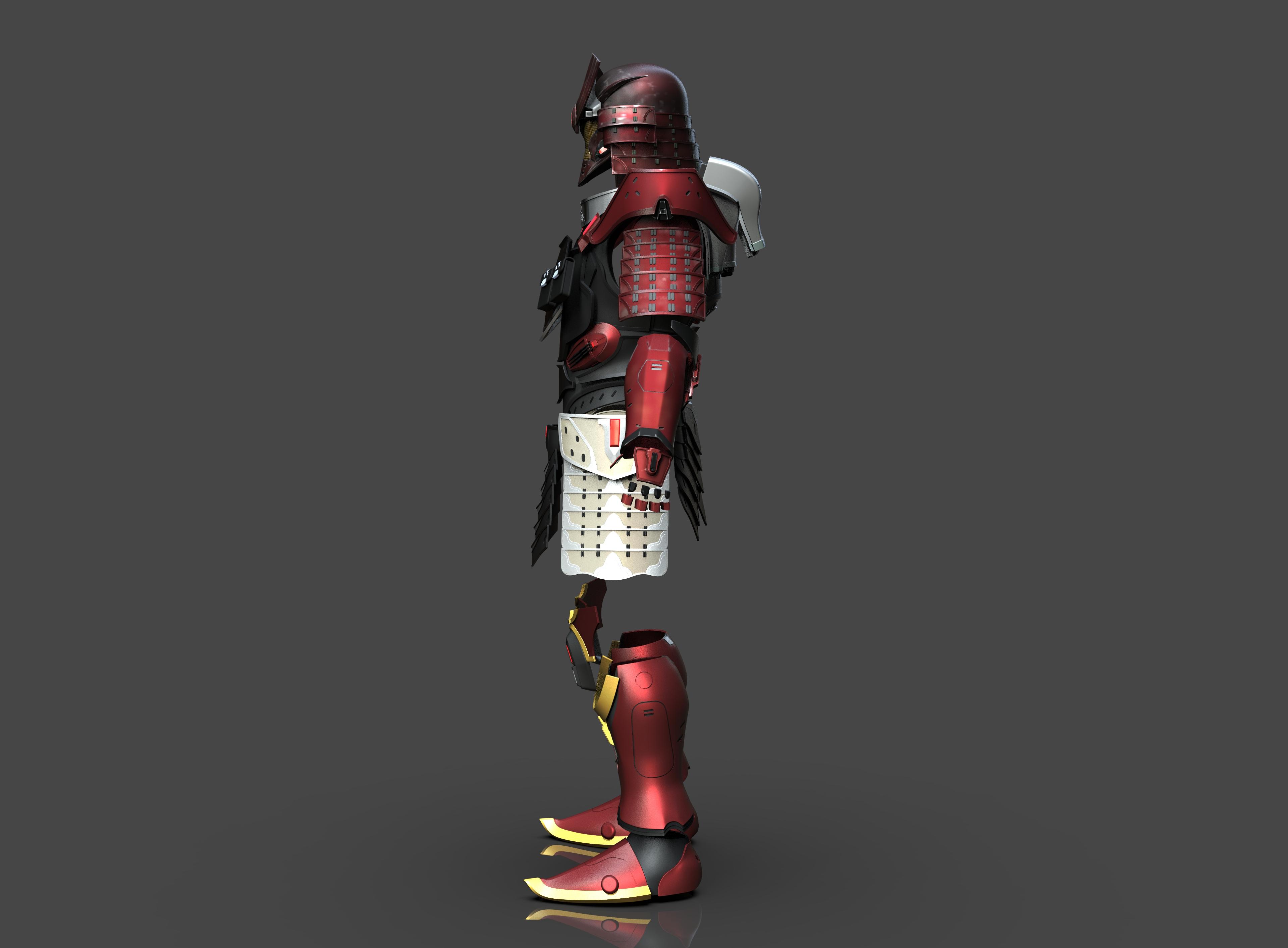 Halo Samurai Armor 3d model