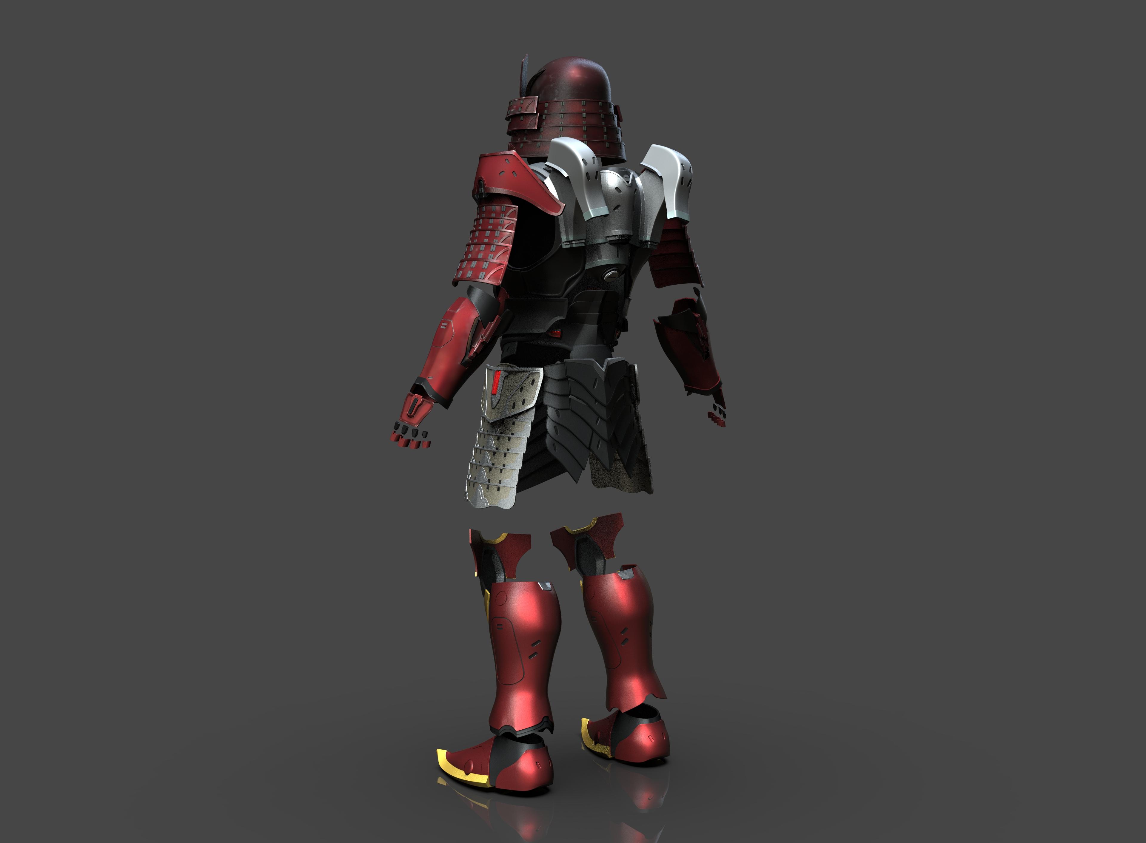 Halo Samurai Armor 3d model