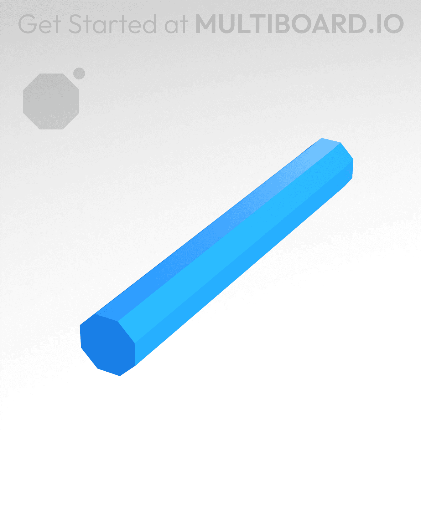 100 mm, Push-Fit Peg 3d model