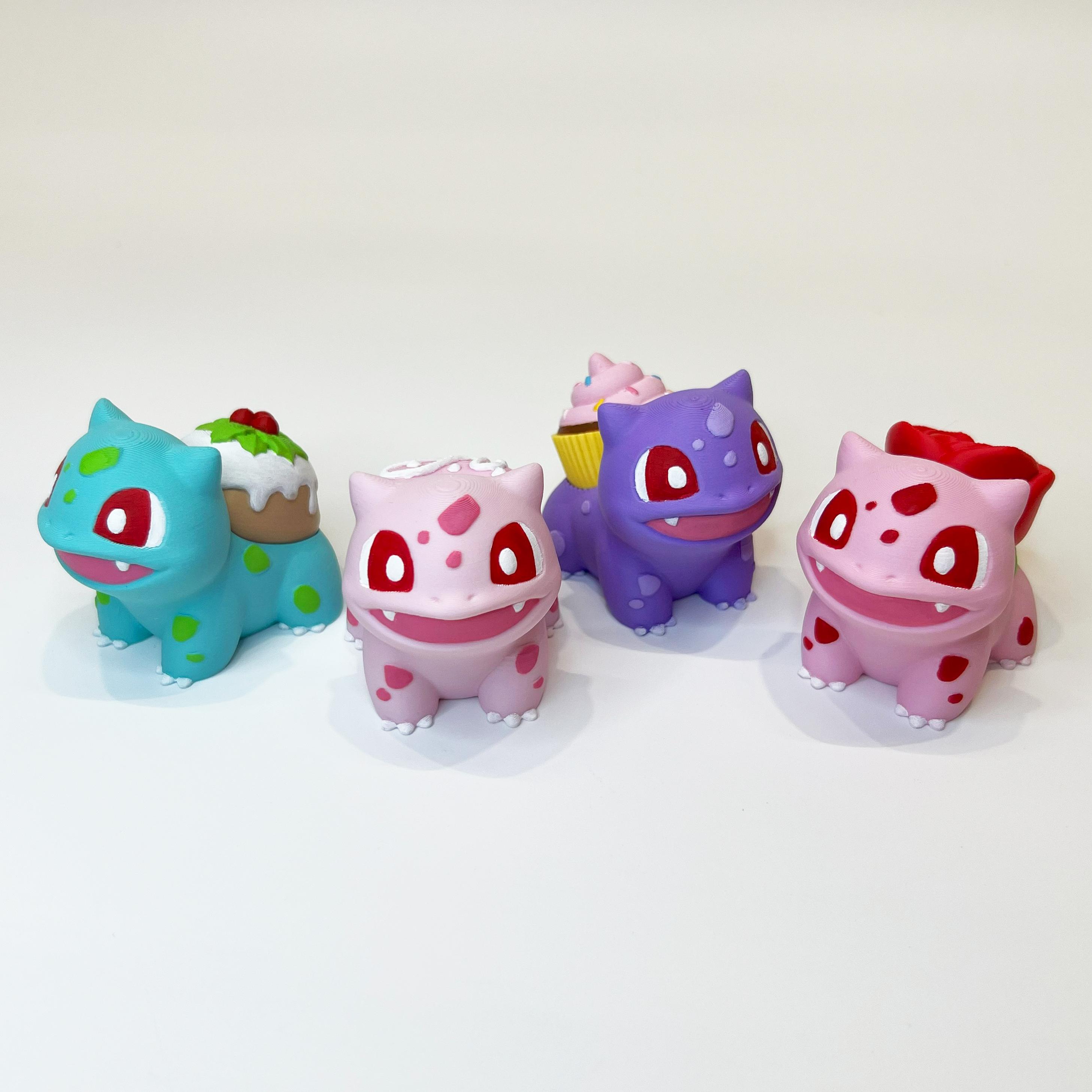 Valentine Dessert Bulbasaur Set 3d model