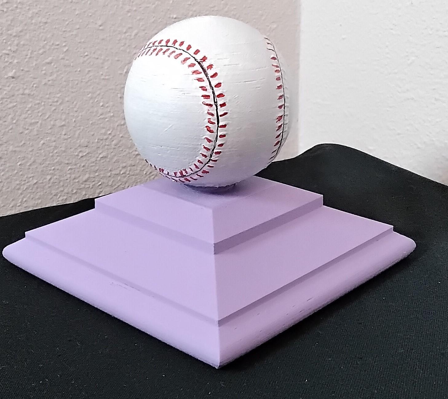 Screw Post Cap Baseball top 3d model