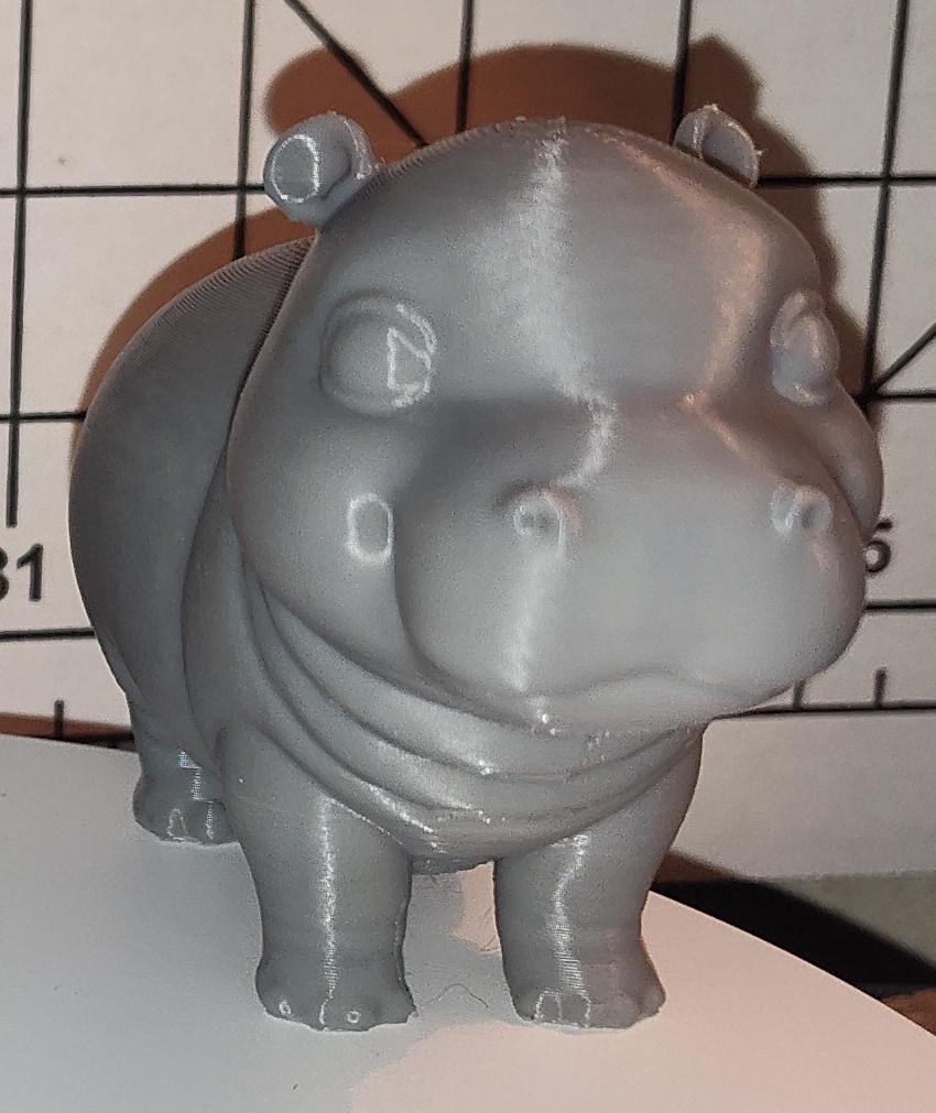 Freebie - Moo Deng Fanart - Biting and Standing poses - Cute baby hippo figurines 3d model