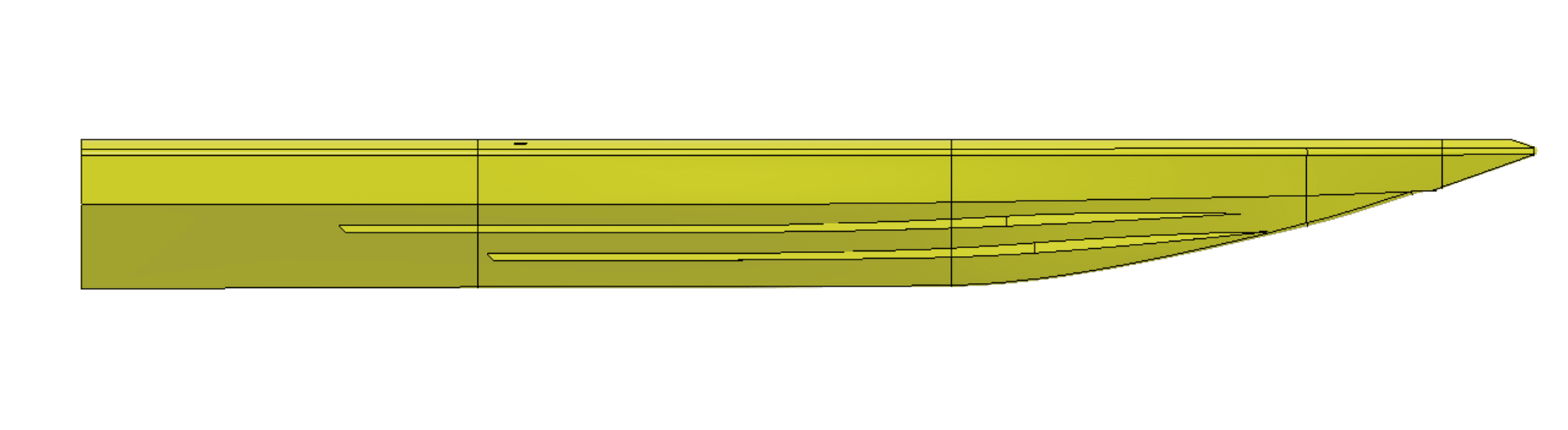 RC Boat V Hull Self Righting  3d model